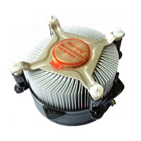 Refroidisseur CPU discret en stock pour I5 LGA 1200 115x 1150 1151, ailettes en cuivre et aluminium avec ventilateur PWM 4 broches rond, pour serveur PC