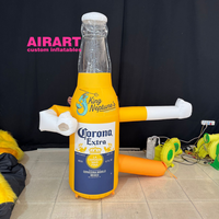 Danseur de bouteille gonflable pour la promotion d'activités de festival de la bière, de magasins et d'entreprises