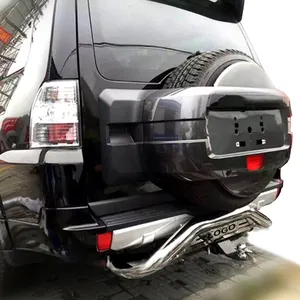Dongsui 4X4 Auto Accessories 201 Stainless Steel Rear bar Rear Bumper for Mitsubishi Pajero 2021