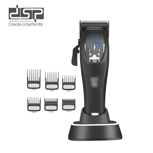 Cortadora de pelo profesional DSP 8800 RPM con batería de iones de litio recargable por USB y peines guía para uso doméstico - Product Image 1