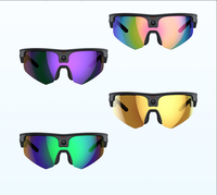 Lunettes de soleil intelligentes Sport AI avec caméra d'enregistrement vidéo et audio 8MP, Wi-Fi, enregistrement audio haute transfert Q02