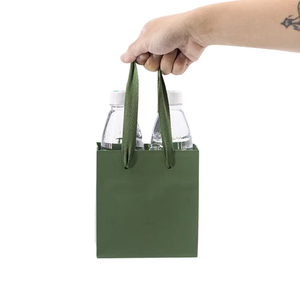 Sacs en papier personnalisés roses avec estampage à chaud pour cadeaux, sacs de shopping de luxe pour vêtements et bijoux - Product Image 2