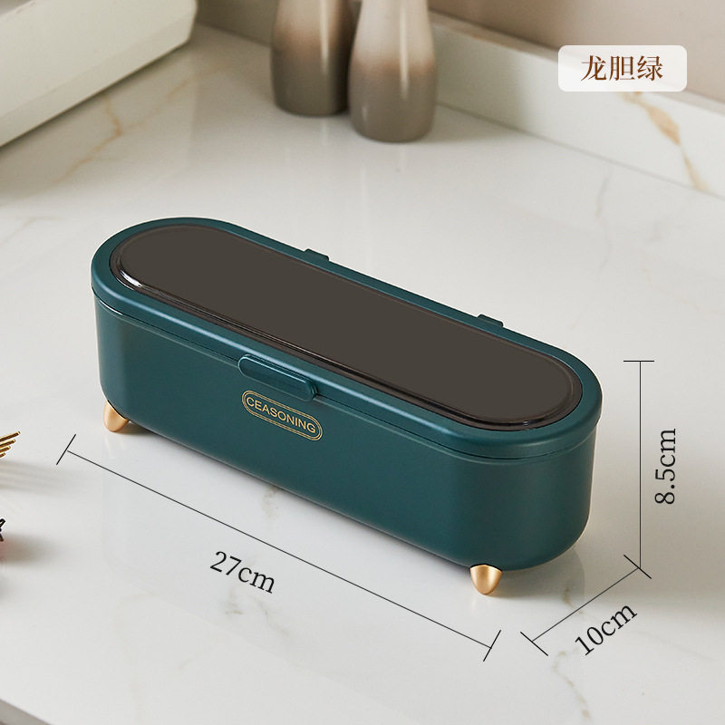 [food grade 0 odor] green-moisture-proof (4 spoons inside)