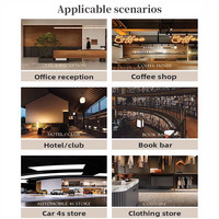 Ensemble de mobilier de restaurant commercial moderne en bois, durable, écologique et économique, comprenant table et chaises de café, idéal pour les espaces de négociation et de loisirs, facile à assembler.