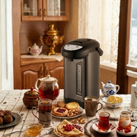 Bouilloire Électrique LANCO en Acier Inoxydable 3L avec Fonction Maintien au Chaud et Protection Anti-Ébullition à Sec – Thermopot Électrique