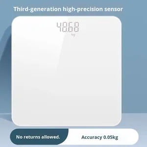 Smart Portable <strong>Electronic</strong> Digital <strong>Weighing</strong> <strong>Scale</strong> with Accurate Measurement for Household Daily People Weight Tracking &amp; Home Use - Product Image 2