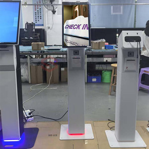 Máy tính để bàn 21.5 inch kiosk Android phục vụ màn hình cảm ứng thực phẩm đặt hàng tự dịch vụ thanh toán thiết bị đầu cuối Casher thiết bị cho siêu thị - Product Image 1