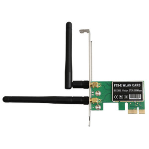 כרטיס רשת אלחוטית 300mbps pci-e wifi מקלט שולחני אלחוטי מיני pcie