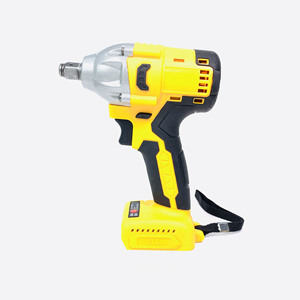 Llave de Impacto sin Escobillas de Alto Torque, Herramientas de Reparación de Automóviles, Llave Inalámbrica Recargable con Batería de Litio para Neumáticos, Amarilla G01 - Product Image 2