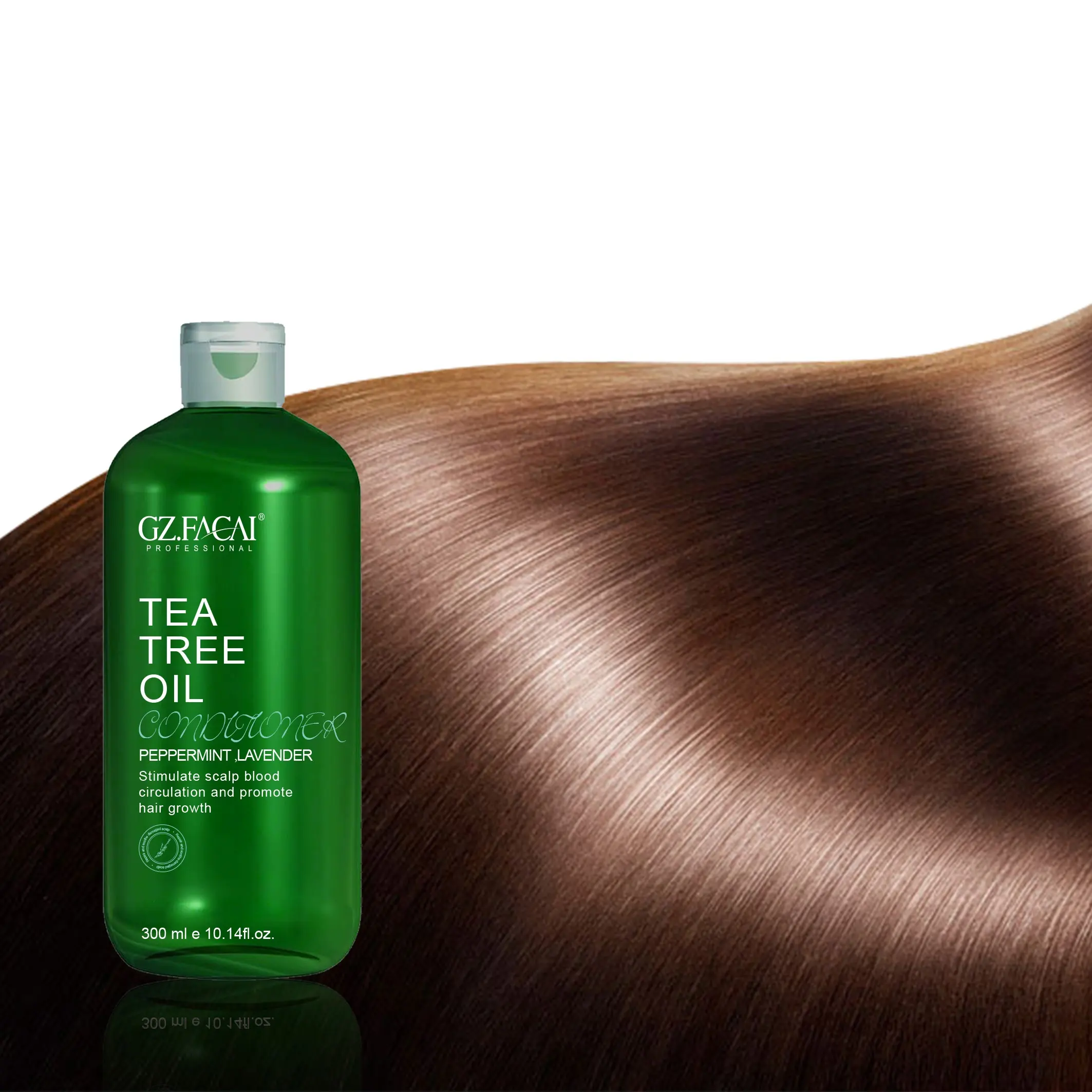 Oem Private Label Groothandel Biologische Tea Tree Olie Diepe Reiniging Zachte Verzorging Hoofdhuid Haar Shampoo