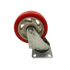 Approvisionnement d'usine 50mm 2 \ "PVC <span class=keywords><strong>plaque</strong></span> supérieure roulette pivotante légère pour salon salle à manger et cuisine meubles roulette - Product Image 5