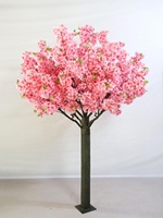 Rosa Japanischer Topf Weißer Flieder Großer LED-Tafelaufsatz Kirschblütenbaum Hochzeitsdekoration