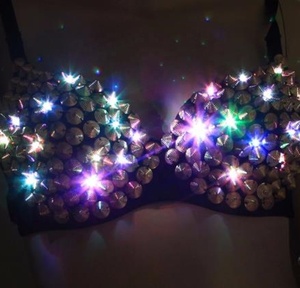 Bestdance <strong>LED</strong> Luminous Bra Flashing New Bra Bra Luminous <strong>LED</strong> <strong>Clothing</strong> <strong>LED</strong> <strong>Clothing</strong> - Product Image 4