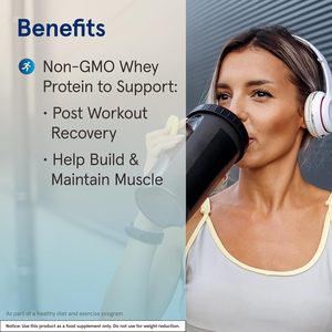 Muscle Building & <b>Recovery</b> Formula , Immune Support - Post-Workout Supplement, Whey <b>Protein</b> <b>Powder</b> - Product Image 3