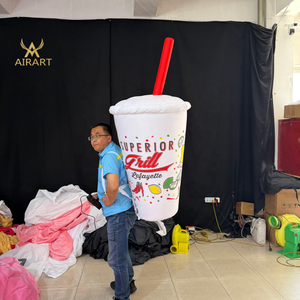 Disfraz Inflable de Taza/Botella para Adultos, para Actividades Comerciales en Cafeterías, para Atraer Clientes - Product Image 1