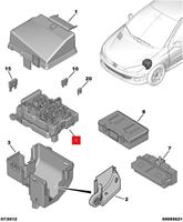 Caja de fusibles B5 adecuada para Peugeot 307, 406, 807 y Citroen C3, C4