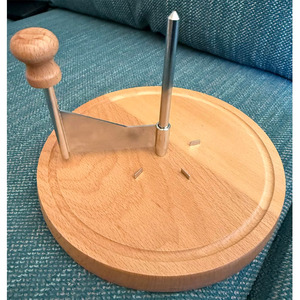 Coupe-fromage avec support en bois, trancheuse à disque rotative, grattoir manuel pour pépites <span class=keywords><strong>de</strong></span> chocolat, machine à copeaux <span class=keywords><strong>de</strong></span> fromage - Product Image 3
