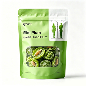 Dulces de Ciruela Seca Verde Delgada OEM, Ciruela Fermentada Natural para Apoyo Digestivo y Limpieza Suave del Bienestar - Product Image 2