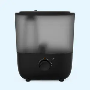 超音波クールミスト360ノズル静かな一定湿度ポータブル可視水位エッセンシャルオイルトレイ家庭用加湿器