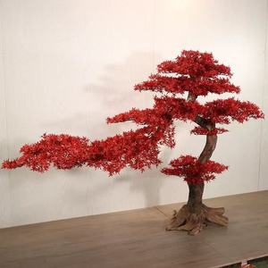 Cao cấp tùy chỉnh nhân tạo thông chúc mừng thông đỏ phong đỏ cây giả hạ cánh trang trí cảnh quan - Product Image 1
