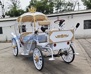 Carruaje Eléctrico de Alta Calidad sin Caballos, Estilo Carruaje de Cenicienta, para Paseos Turísticos, Bodas y Eventos - Product Image 3