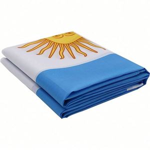 Wholesale Argentina Argentine National Flag Polyester Double Stitched 3x5 Feet Flag Bright Colors Indoor Outdoor Events <b>Banner</b> - Product Image 4