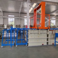 Équipement semi-automatique de galvanisation au zinc / Ligne de galvanisation électrolytique / Machine de galvanisation des boulons / Machine de galvanoplastie