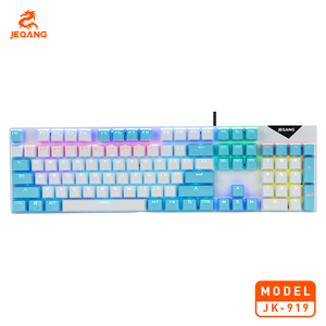 <span class=keywords><strong>Teclado</strong></span> Mecánico Óptico JEQANG JK-919 de 104 Teclas, Tamaño Completo, con Retroiluminación RGB, Anti-Ghosting, Plug and Play, para Juegos y Oficina - Product Image 2
