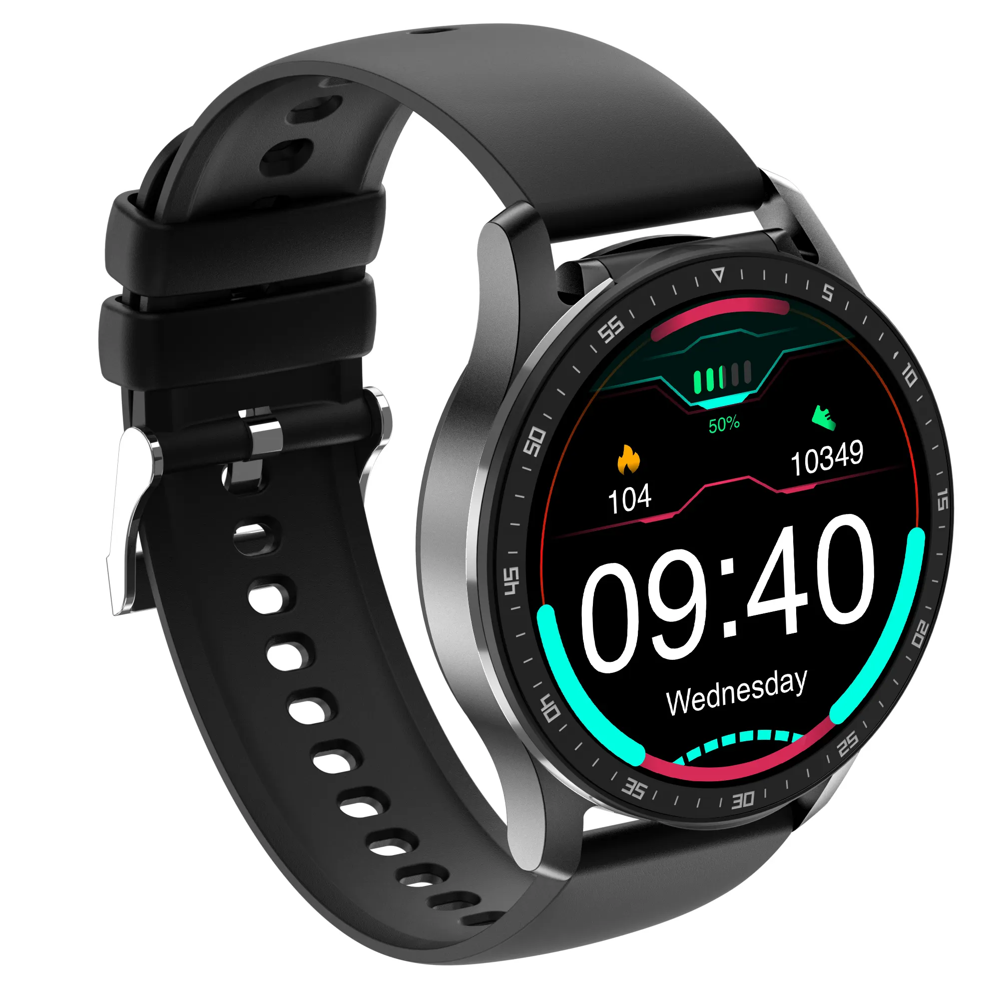 Herzfrequenz messer Smart Watch 2021 Blutdruck Sauerstoff Sport Smar Twatch Android IOS Mobile Wasserdichtes Gehäuse