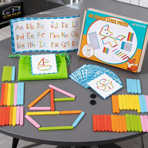 Rompecabezas Geométrico Inteligente y Magnético de Madera para Educación Temprana, Ideal para Dropshipping y Shopify - Product Image 5