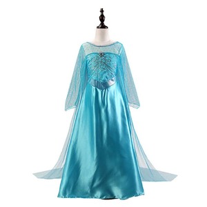 Nuovo <span class=keywords><strong>Vestito</strong></span> da Principessa Anna per Compleanno <span class=keywords><strong>Bambina</strong></span>, Costume <span class=keywords><strong>Elsa</strong></span> DISP-013 - Product Image 5