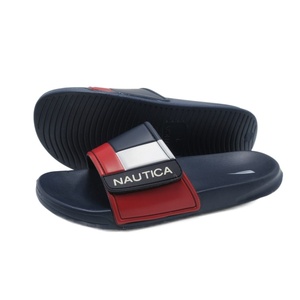 Sandales classiques pour hommes avec logo en relief, tige en velcro, soutien anatomique de la voûte plantaire et semelle extérieure à talon ergonomique - Product Image 4