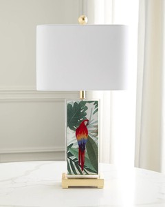 Lampe de table en cristal moderne et créative haut de gamme avec base en forme de coquille, pour chambre à coucher, salon, hôtel, alimentation secteur, éclairage décoratif - Product Image 1