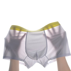 Caleçons Boxers Homme Ultra-Légers Sans Coutures Confortables Antibactériens Effet Soie Glacée Sans Traces - Product Image 2