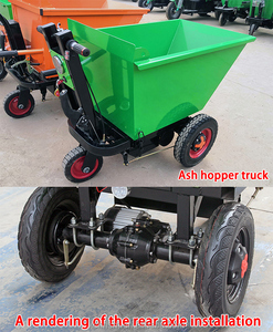 Chariot électrique de 70cm et 1000W à essieu arrière, tricycle électrique, camion électrique à 4 roues, mini camion de chantier, brouette électrique, <span class=keywords><strong>pont</strong></span> arrière - Product Image 5