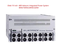Système d'alimentation intégré pour télécommunications ELTEK FP2 48V 24KW Rectifieur Flat Pack 2 48/2000 SHE 5U-7U (CTO20405.nnn) pour armoire 5G
