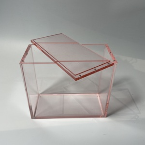 Nueva Caja Magnética Apilable de Acrílico con Diseño Tie Dye de Colores Vivos, Caja Transparente para Exhibición de ETB, Organización de Escritorio - Product Image 5