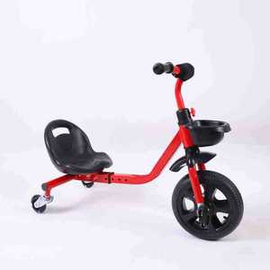 Triciclo para niños con rotación de 360 grados, asiento ajustable, de 2 a 4 años, juguete de ciclismo con cesta y ruedas de entrenamiento - Product Image 1