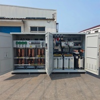 Stabilisateur de tension AC SBW-F-1000KVA avec servomoteur AVR 1000 KVA pour projet de traitement de l'eau