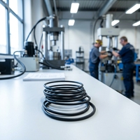 Säure-Alkali-Korrosionsbeständiger O-Ring aus Fluorkautschuk mit Geringer Kompression für Hochtemperatur-Hydraulikgeräte, Fabrik-Großhandel, Kundenspezifisch