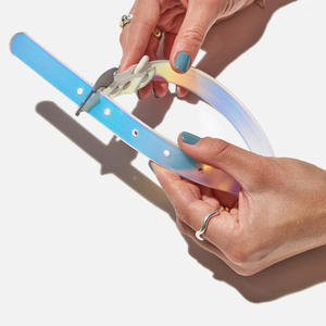 Correa de Tracción para Mascotas de Alta Calidad, Duradera, de Lujo, Ecológica y Colorida, con Revestimiento de Goma de Doble Capa, <span class=keywords><strong>Collar</strong></span> de PVC Impermeable para Perros - Product Image 4