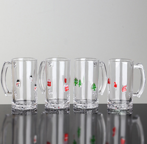 Pichet en <span class=keywords><strong>verre</strong></span> d'art soufflé à la main créatif pichet conception personnalisée ananas décalcomanie <span class=keywords><strong>verre</strong></span> bière tasse - Product Image 6
