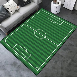 Alfombra personalizada con patrones de baloncesto y fútbol para dormitorio, sala de estar, antideslizante, lavable, alfombrilla impresa en 3D, alfombras y alfombras - Product Image 5