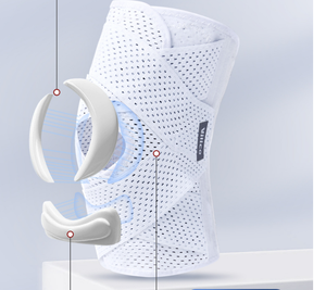 Genouillère de compression légère avec stabilisateurs latéraux à ressort pour déchirure du ménisque - Product Image 2