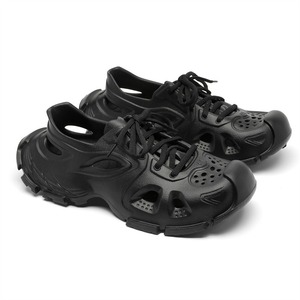 Sandalias deportivas de nuevo estilo para hombre, sandalias de verano perforadas para la playa, transpirables, con suela gruesa, con cordones, bonitas, con agujeros, para mujer - Product Image 5