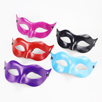 Masque de fête homme femme en plastique Masque de mascarade homme pas cher Diy pour bal masqué Halloween Carnaval