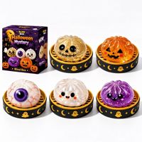 Boîte Mystère d'Halloween : Jouets Anti-Stress Amusants en Forme de Fantôme, Citrouille et Œil pour Décoration de Fête et Cadeau Farfelue