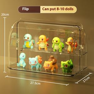 Vitrina de Exhibición Apilable con Tapa Abatible, Caja Transparente de PET para Muñecas y Figuras de Acción, a Prueba de Polvo, Personalizable - Product Image 6