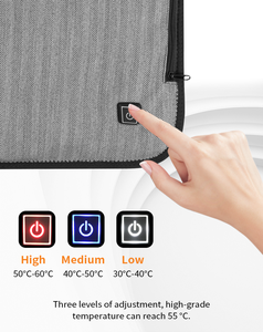 كرسي مكتب مبطن بمنفذ USB قابل لإعادة الشحن آمن ساخن مقعد سيارة كهربائي مريح وناعم - Product Image 2