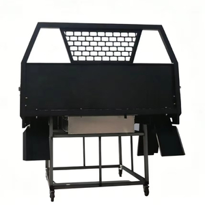 กระบะบรรทุกแบบเรียบ อลูมิเนียมเคลือบสีฝุ่น สำหรับรถกระบะแบบตอนเดียว/ตอนคู่ พร้อมที่เก็บเครื่องมือ สำหรับ Hilux/Ford Ranger - Product Image 1